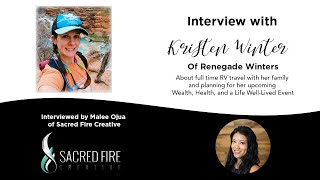 Interview with Kristen Winter [About Full-time RV travel and Planning for an Upcoming Event]