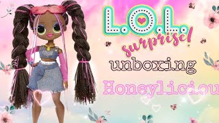 Lol Surprise OMG Remix Honeylicious  Unboxing , reseña completa 