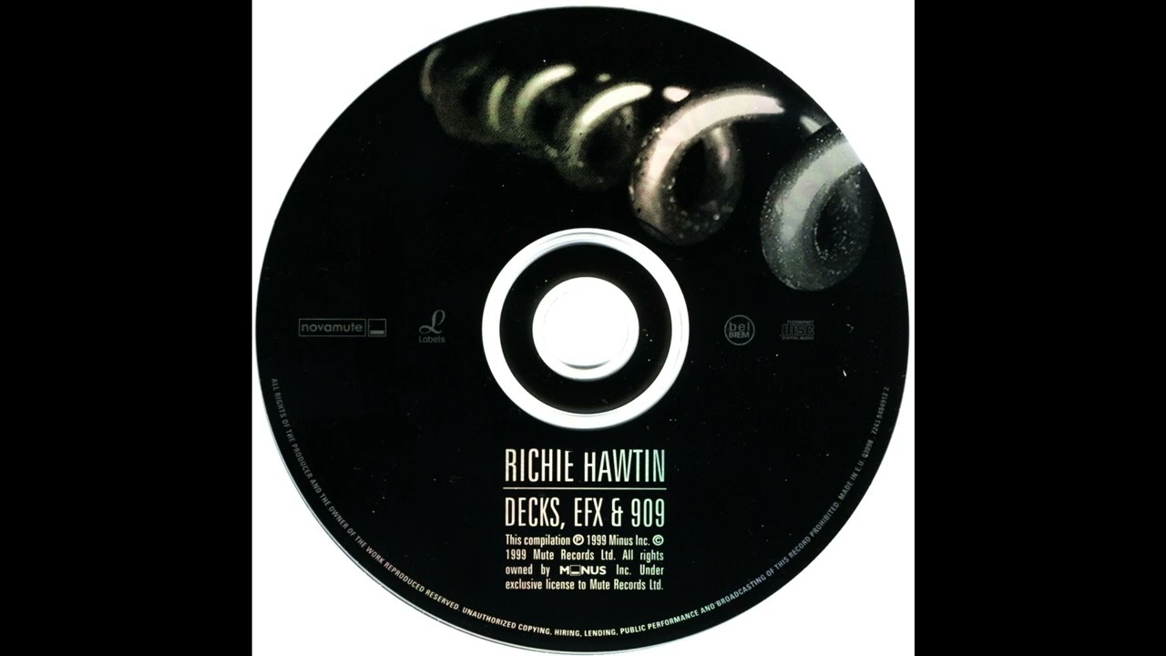 Richie Hawtin - (1999) Decks, EFX & 909 [MINUS 04 CD] - YouTube