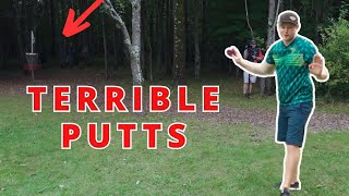 probably the worst putts in disc golf history