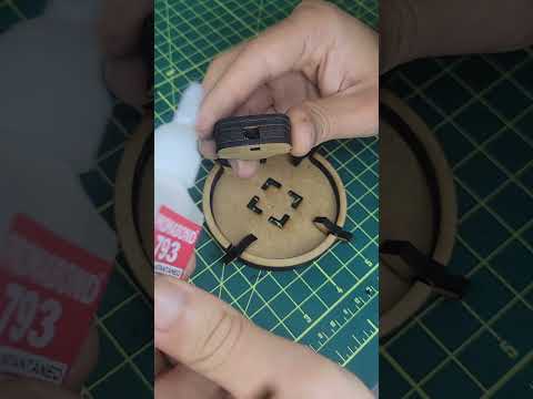 [Laser cut and engrave] Turtle shaped drink coaster
