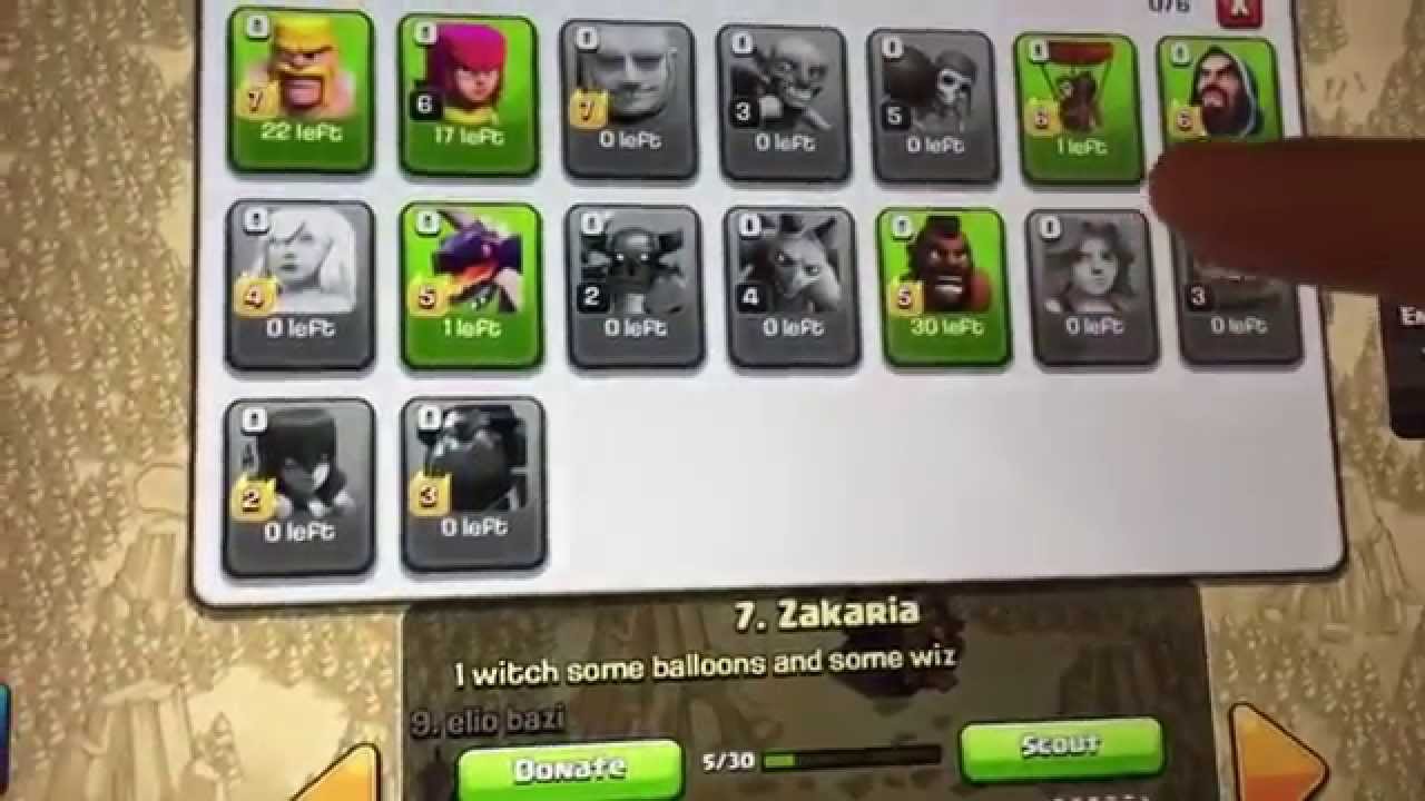 Clash of Clan Glitch war Clan castle (NEW) YouTube