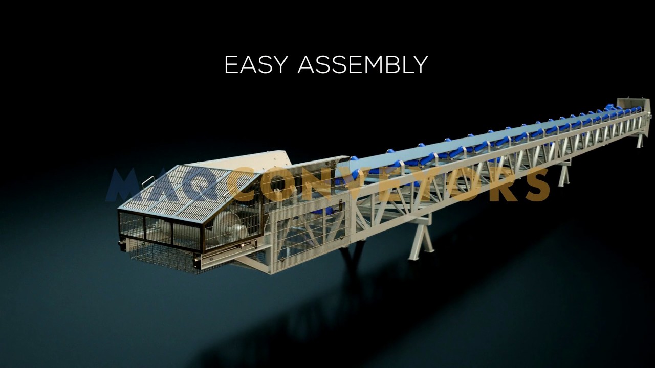 Maqconveyors: modular conveyor belt systems - YouTube