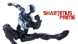 Marvel Legends Spider-Man Black Suit 12 Inch 1:6 Scale Hasbro Target Exclusive Figure Toy Review