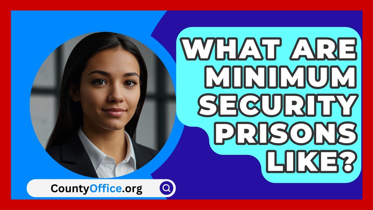 What Are Minimum Security Prisons Like? - CountyOffice.org