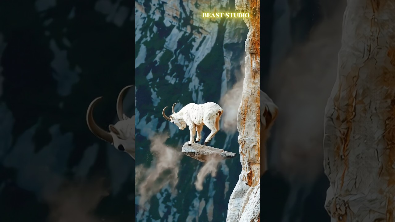 Goat Discovers Magical Stone Stairs in Mid-Air! 🐐✨ | Cliffside Adventure