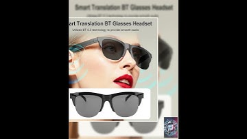 144 Languages Smart Glasses Translator Bluetooth-Compatible 5.3 Translation Glasses Smart Sunglas...