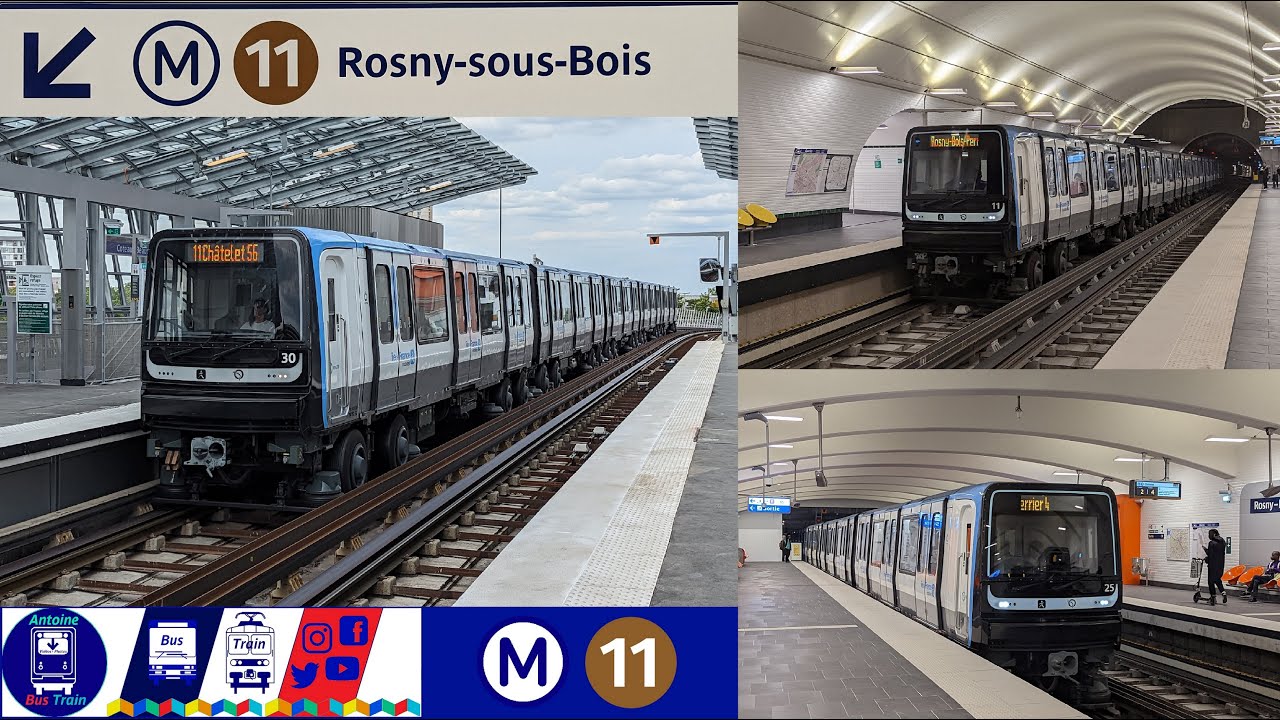 Le premier jour du prolongement du métro 11 jusqu'à Rosny.