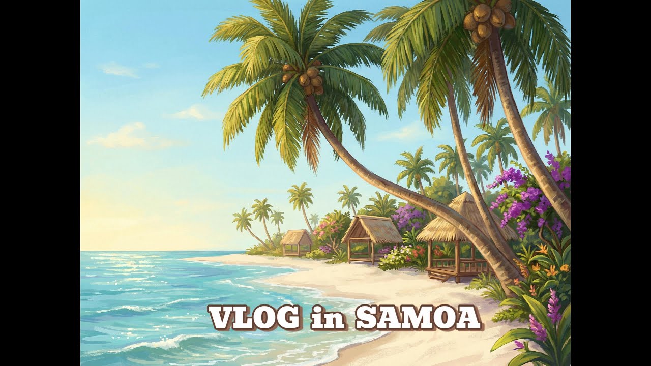 Mini Vlog heading into Apia for some lunch  EP 3