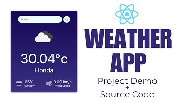 Build a Weather App in React.js with API Integration (Project Demo + Source Code)