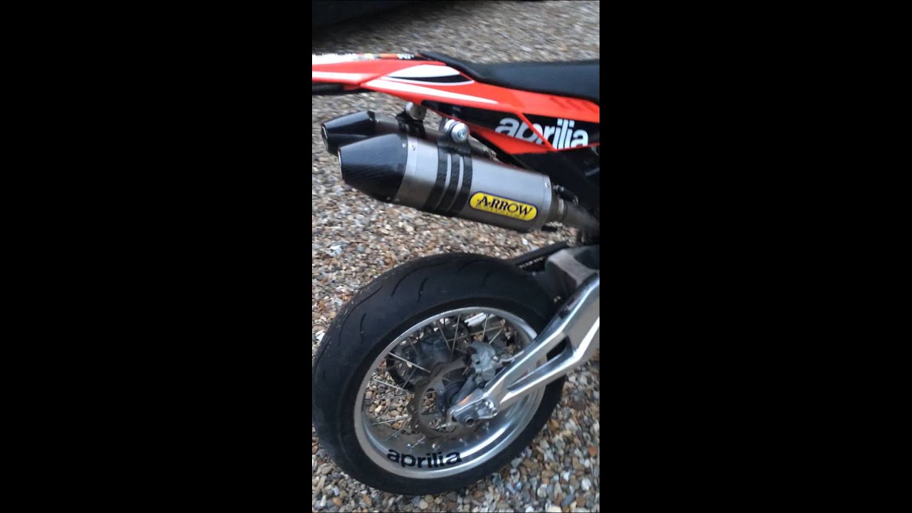 2007 Aprilia SXV 550 No Baffles (Dual arrows)