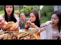 ASMR CHINESE FOOD MUKANG EATING SHOW #49 다양한 음식 고기 중국먹방쇼 中国 モッパン 咀嚼音 肥肉声控吃播