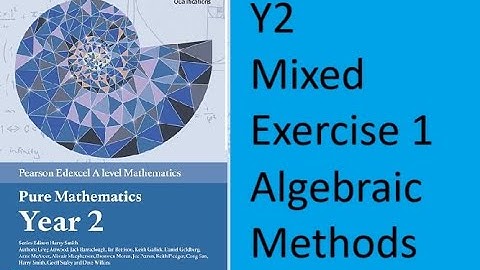 Q19 Chapter 1  Algebraic Methods Mixed exercise Edexcel Pure Mathematics Y2