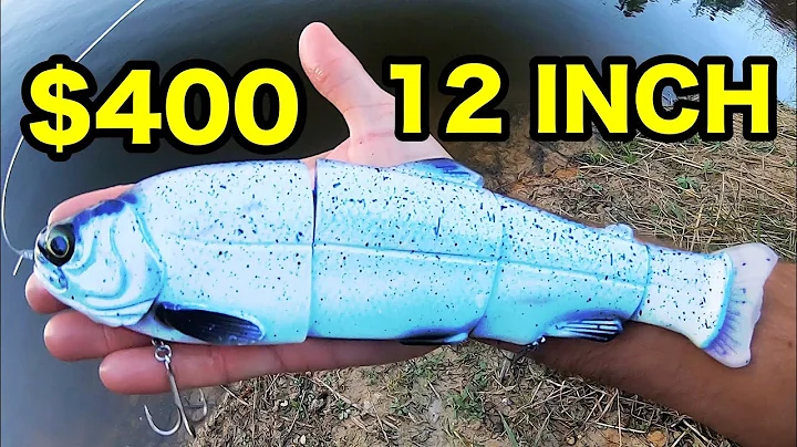 GIGANTIC SWIMBAIT gets CRUSHED RIGHT AT THE BANK!