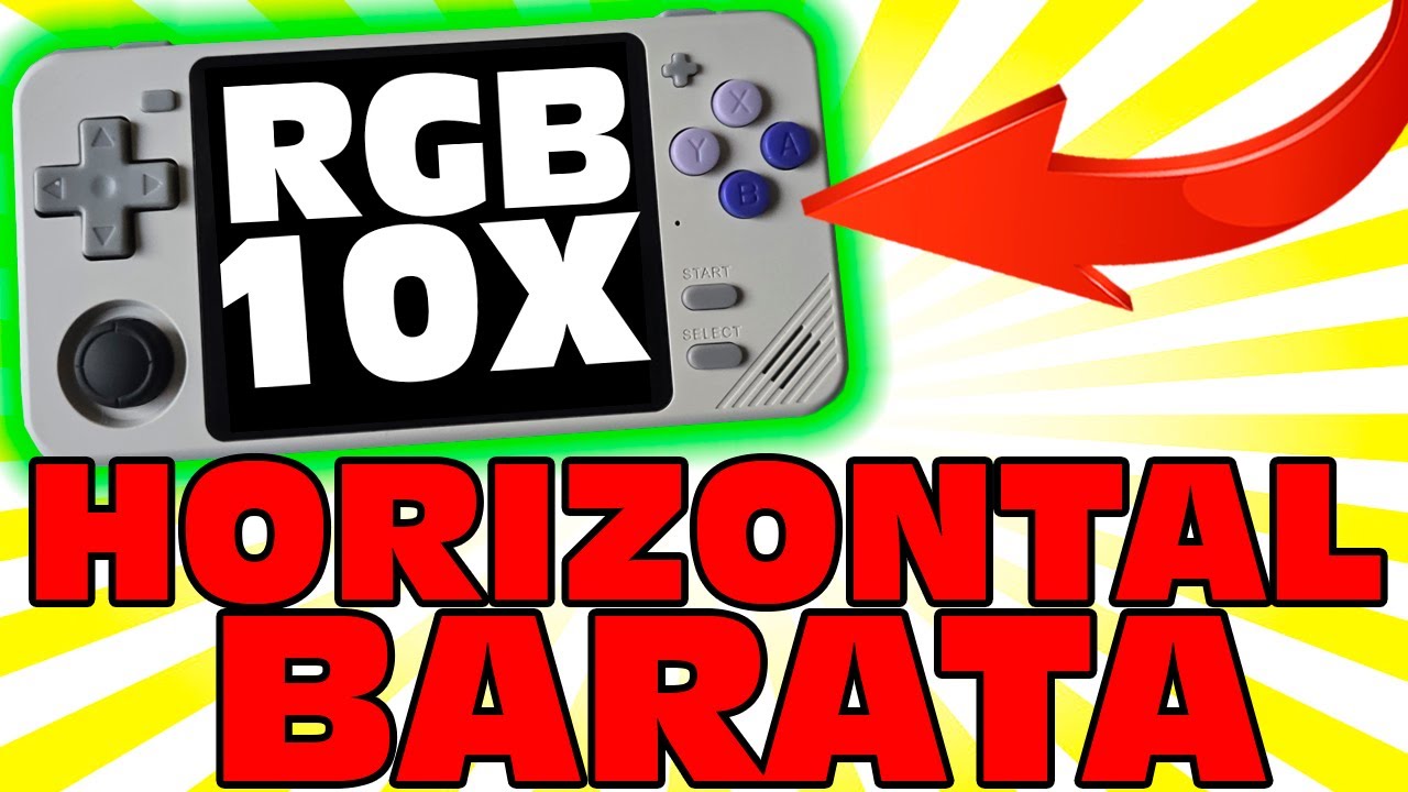 🚀 Powkiddy RGB10X es la CONSOLA RETRO BARATA Horizontal que FALTABA