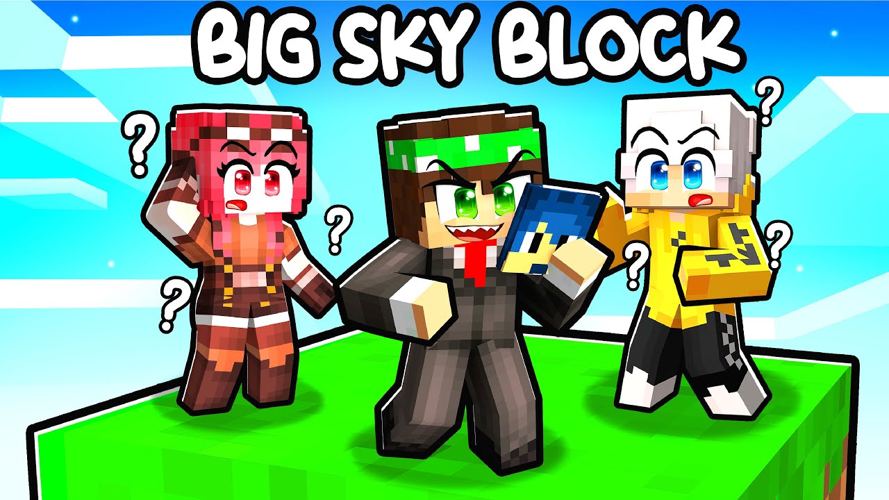 MI SONO FINTO STEF su MINECRAFT! - BIG SKY BLOCK