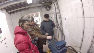Отопление СТО НИССАН.  Поездка на действующий объект. Тепловой гидродинамический насос.