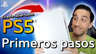 Primeros pasos PS5 GUÍA COMPLETA para principiantes🎮 HARDWARE Y SOFTWARE
