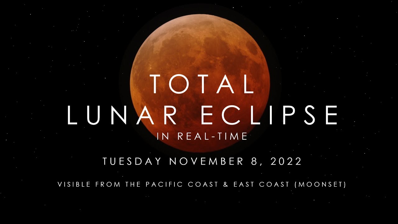 Total Lunar Eclipse of November 8, 2022 in Real-Time (SpaceEngine)