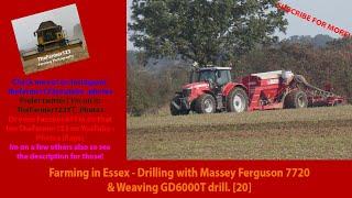 Farming In Es - Drilling With Mey Ferguson 7720 & Weaving Gd6000T Drill. 20