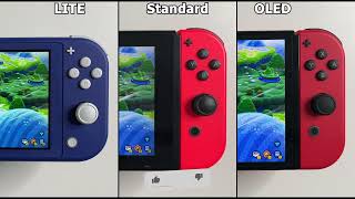 Nintendo Switch LITE vs. Regular vs. OLED | Super Mario Bros. Wonder