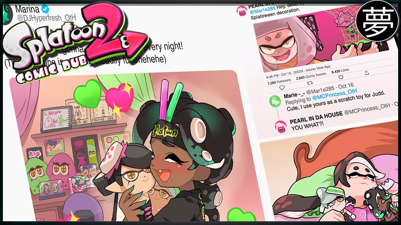 Marina is A SUPER Squid Sisters Fan! 💖💚「Splatoon 2 Comic Dub」| By GomiPomi