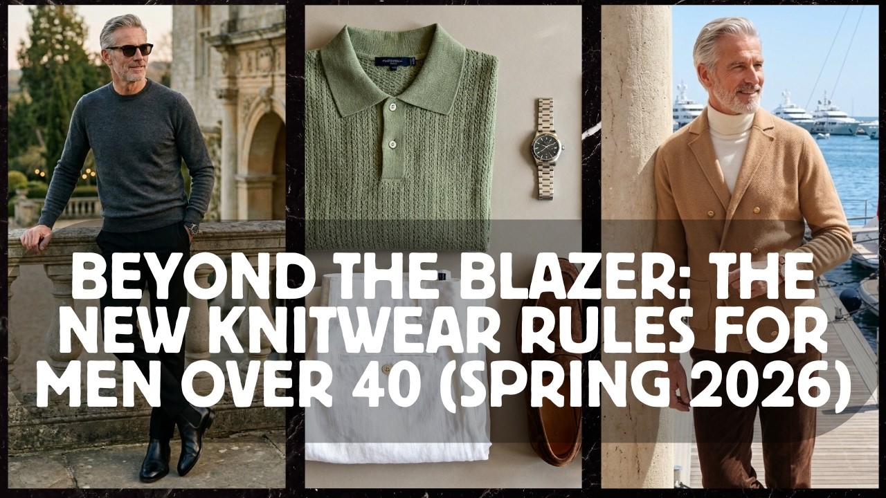 Beyond The Blazer: The New Knitwear Rules For Men Over 40 (Spring 2026)
