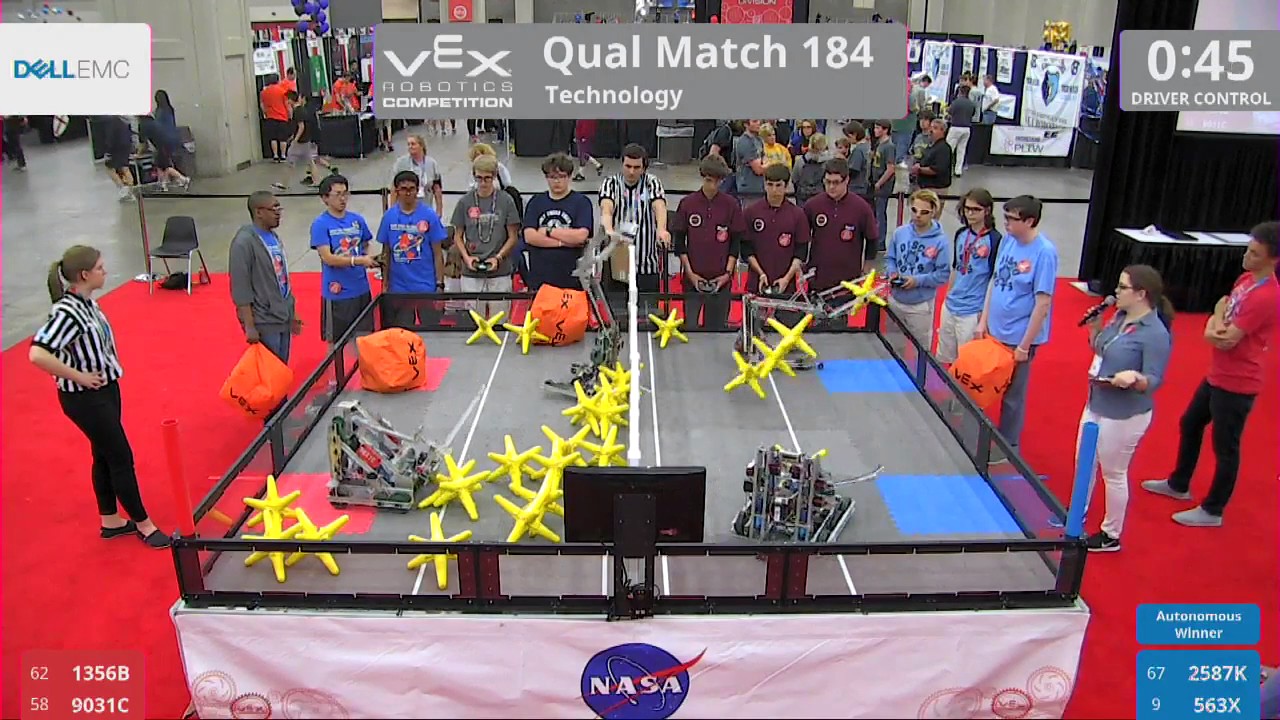 2017 VRC Tech Q184 - 1356B 9031C vs 2587K 563X - 10 to 44