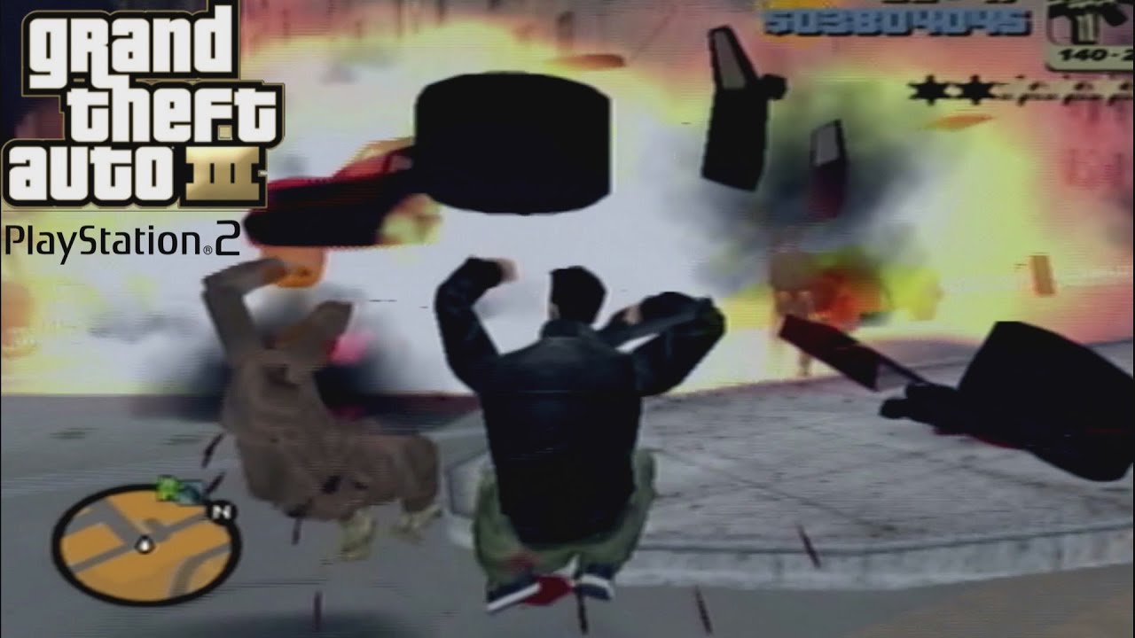Grand Theft Auto III & GTA San Andreas PS2 PlayStation