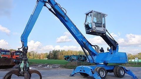 Testing mobile Material Handler: Terex Fuchs MHL 331, year 2010 (Refnr. BM3616)