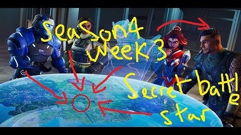 *NEW* FORTNITE Season 4 Week 3 *SECRET BATTLE STAR LOCATION*