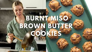 Burnt Miso BROWN BUTTER Chocolate Chip Cookies | SNACKS Ep. 9