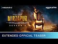 Mirzapur season 3 teaser  announcement  prime india