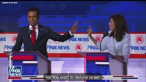 Nikki Haley confronts Vivek Ramaswamy on foreign policy at the first GOP Debate