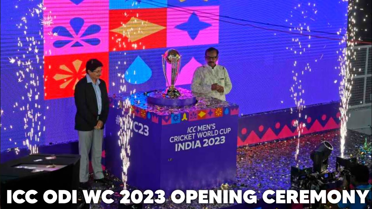 ICC Cricket Worldcup 2023 Opening Ceremony LIVE ICC ODI World Cup 2023 Opening Party