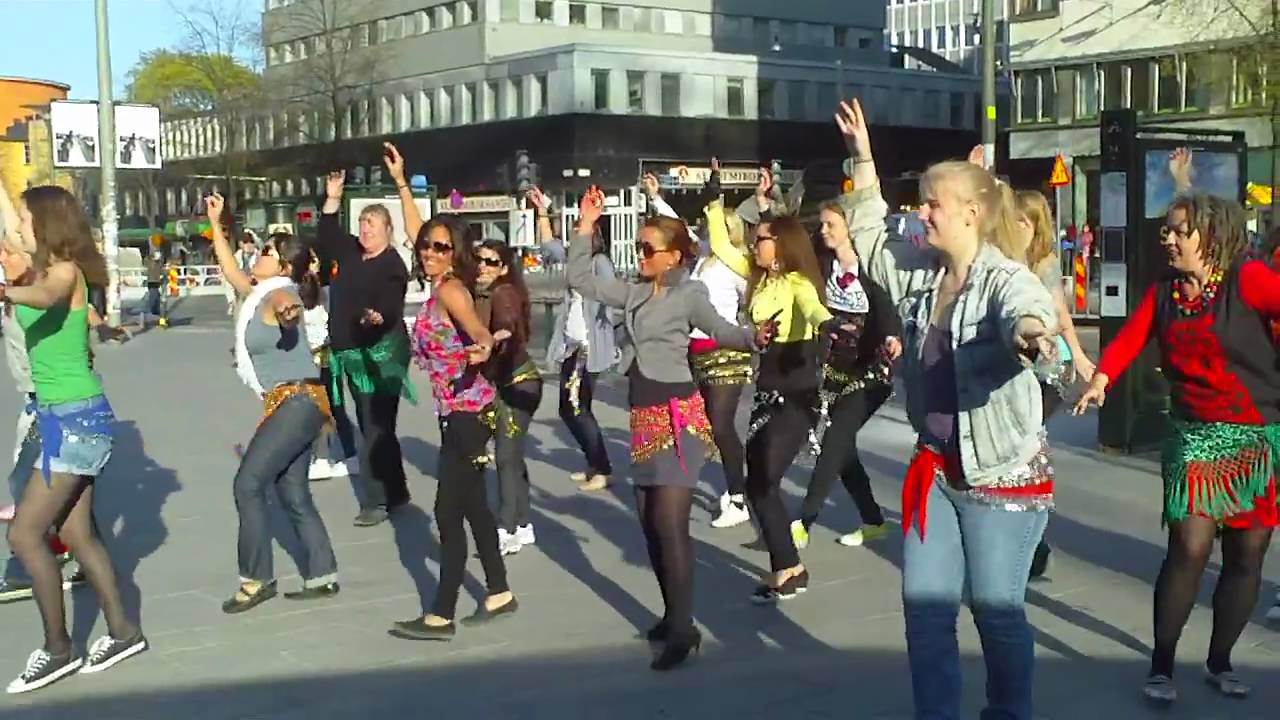 Orientalisk Flashmob, Odenplan, Dansens Dag 2011