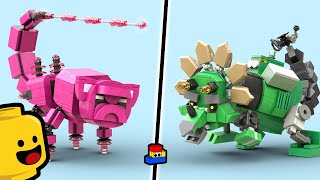 LEGO Plants vs. Zombies: Building Mecha Cat and Junkasaurus