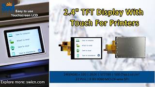 2.4" TFT Display with Touch for Printer Interfaces