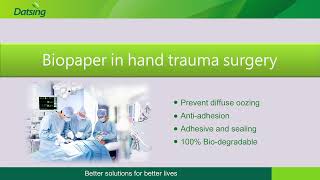 Hemostatic Datsing Biopaper For Hand Surgery (Anti Adhesion And Hemostasis)