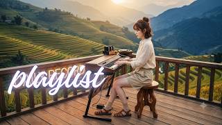 [playlist] 튀는 소리 없이 잔잔하게 베이스가 깔리는 노동요 감성 팝송 모음🎵 | Cozy Acoustic Pop & Cafe Vibes 260820