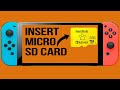 Nintendo Switch How to Install a Micro SD Card