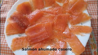 Salmón ahumado casero