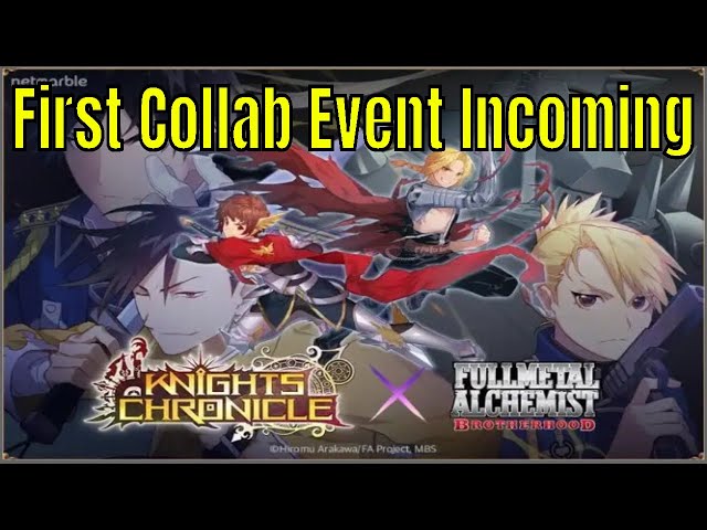 Qoo News] Mobile RPG Knights Chronicle x Fullmetal Alchemist event launched