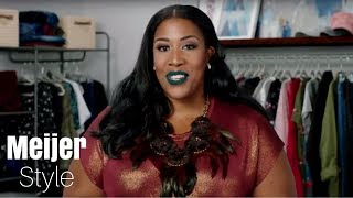 Latesha Lipscomb: Massini by Stacy London Fall 2017 by meijer 674 views 6 years ago 45 seconds