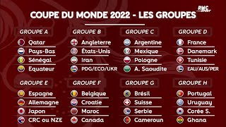 Coupe du monde 2022 : La composition des groupes et le calendrier complet