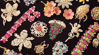 VINTAGE COSTUME JEWELRY LOST MASTERWORKS: Rhinestones, Tiffany sterling & MORE! #jewelry #thrifting