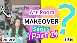 Art Room MAKEOVER - Part 1: Cleaning