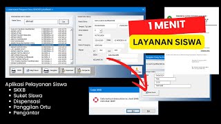Student Data Service Application Done in One Minute (Excel)