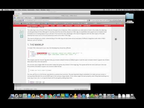 (5/36) HTML5 Video & Source Elements