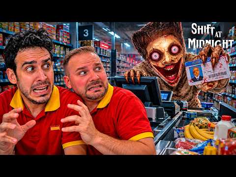 We Work at a Supermarket Where the Customers Aren't Human 😨 | Shift at Midnight EP 1